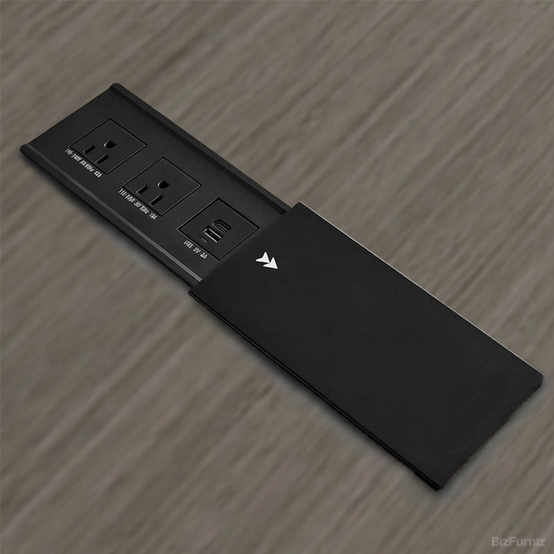 Built-In Cable Management & Charging Box