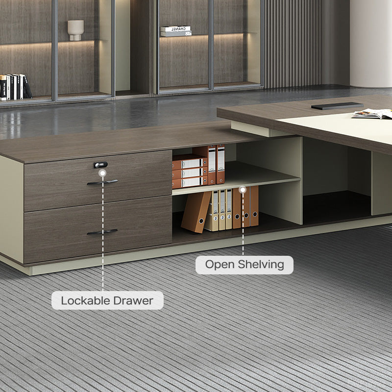 Open & Closed Storage Combination