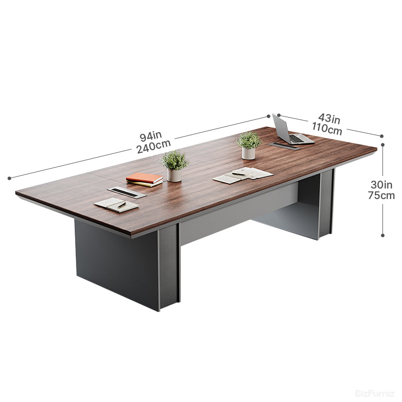 240cm Conference Table with Cable Management