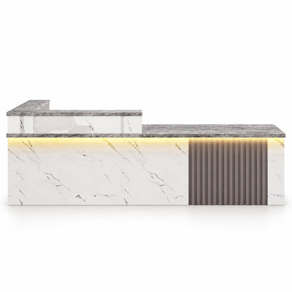 JDT-6048 Jade Marble-Look + Grey Stone-Look Right Type