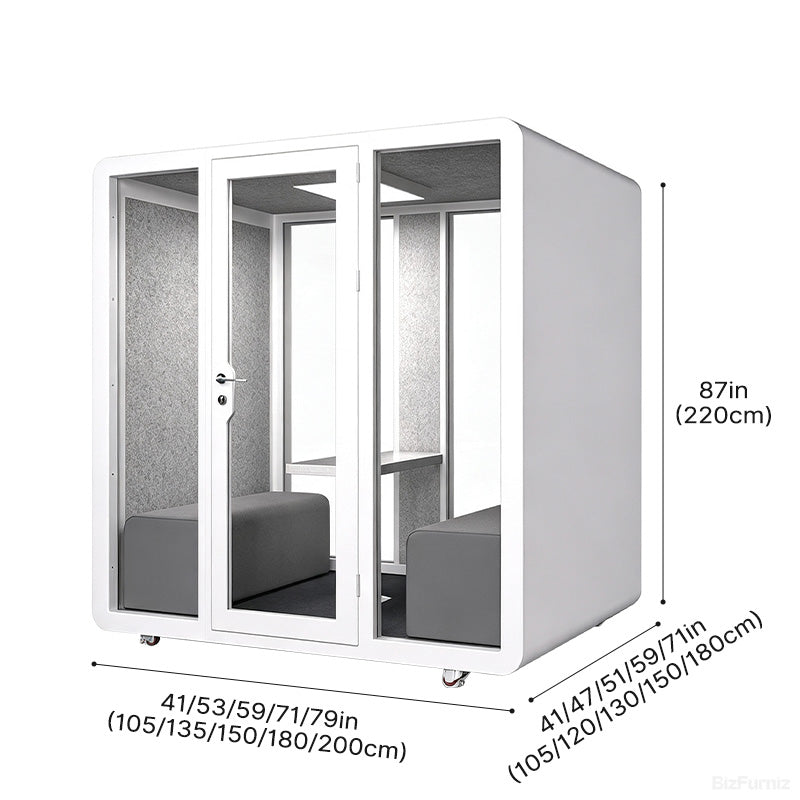 Office Pod with Power Access & Ventilation