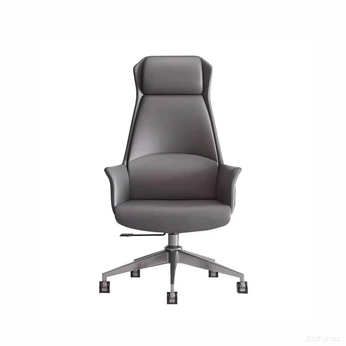 Ergonomic Leather Office Chair with Adjustable Height, Recline and Lumbar Support product view 10