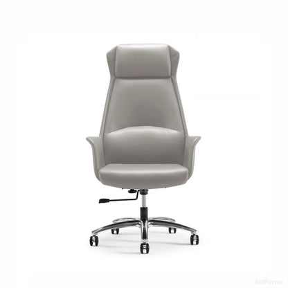 Ergonomic Leather Office Chair with Adjustable Height, Recline and Lumbar Support product view 17