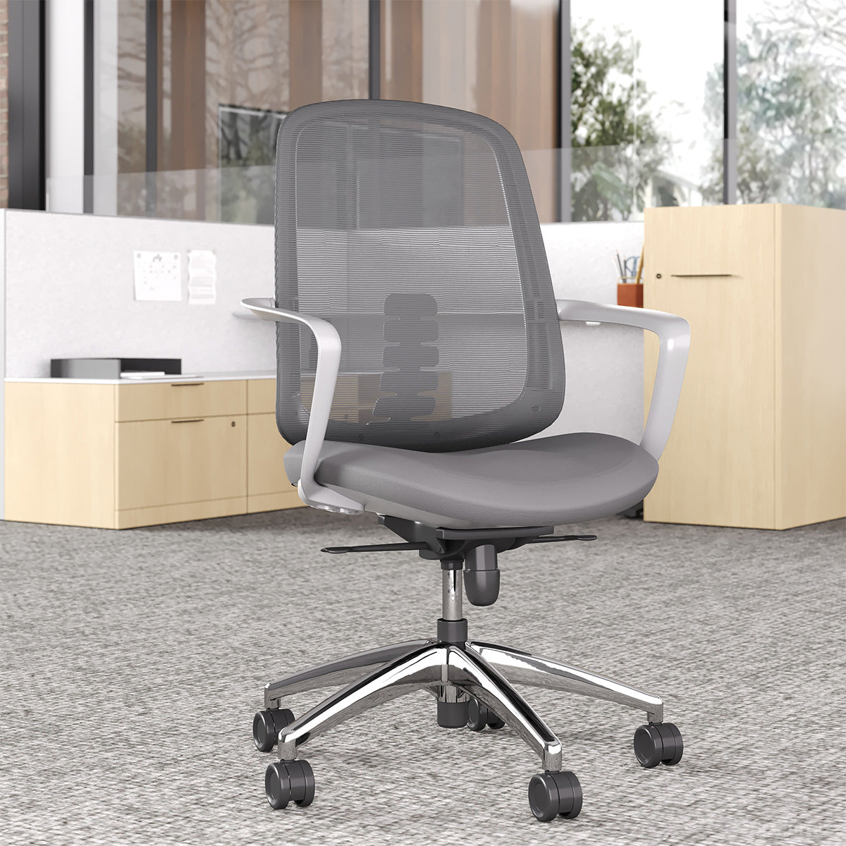 Ergonomic Recline Office Chair with 95cm-105cm Adjustable Height for modern office workspace