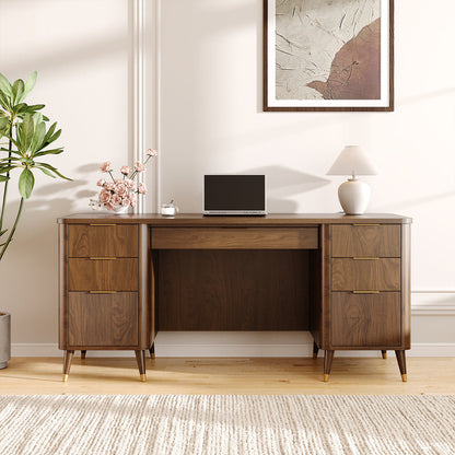 165cm Multi-Functional Office Desk with Multiple Drawers for Home Office and Study product view 3