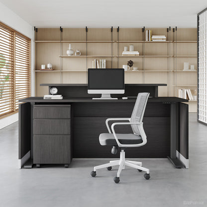 183cm(L) Premium Office Desk with Height-adjustable Function for Modern and Corporate Workspaces