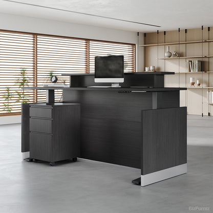 183cm(L) Premium Office Desk with Height-adjustable Function for Modern and Corporate Workspaces