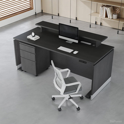 183cm(L) Premium Office Desk with Height-adjustable Function for Modern and Corporate Workspaces