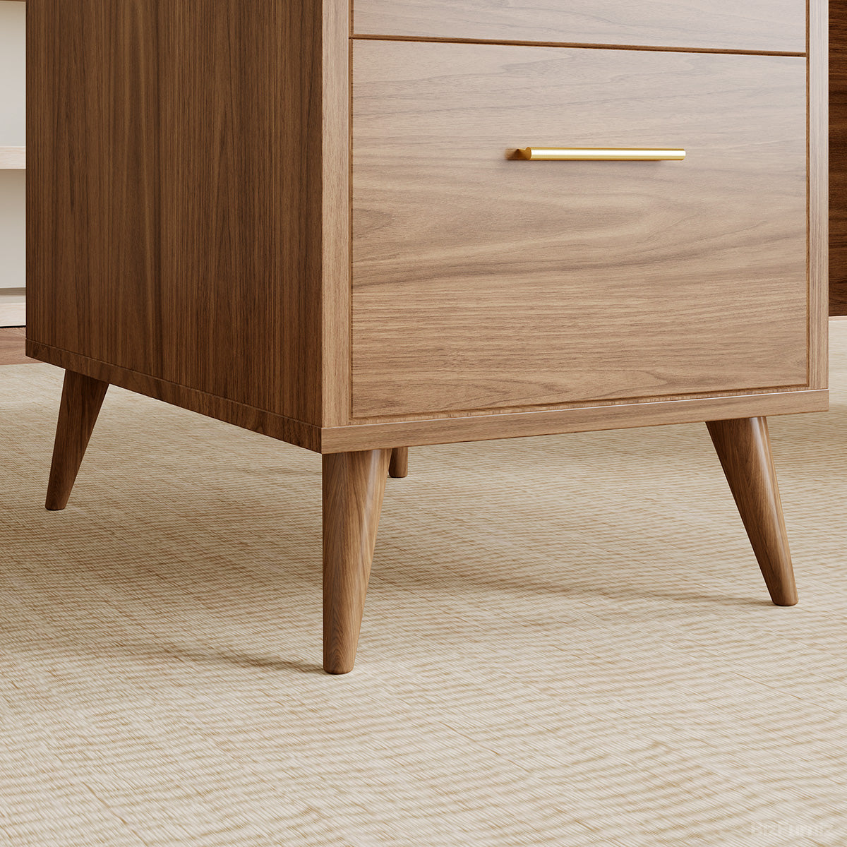 165cm Modern Office Desk with Multiple Drawers for Home Office and Study product view 6
