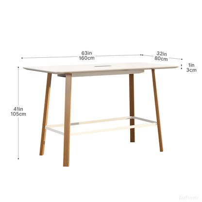 Bar Height Table Dimensions Diagram