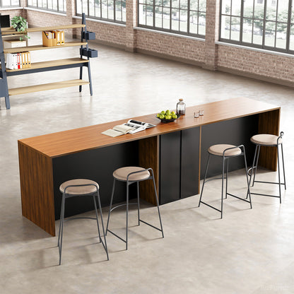 360cm(L) Modern Multi-functional Storage Cabinet with Front and Rear Access Design for Versatile Spaces product view 3