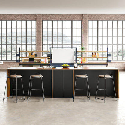 360cm(L) Modern Multi-functional Storage Cabinet with Front and Rear Access Design for Versatile Spaces product view 6