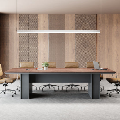240cm Modern Conference Table with Cable Management for 6-8 Person Meeting Room product view 4