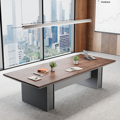 240cm Modern Conference Table with Cable Management for 6-8 Person Meeting Room product view 3