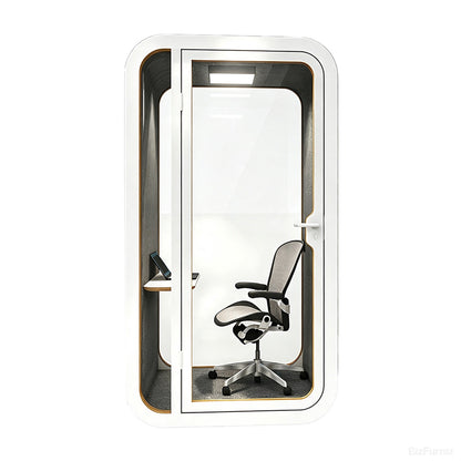 Soundproof Booth with Ventilation, Power Outlets and Mobile Casters product photo 4