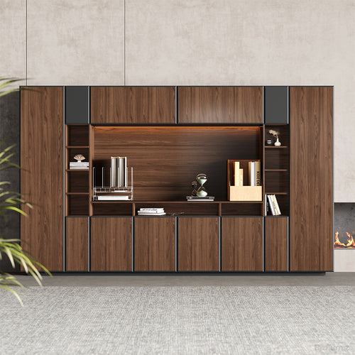 360cm Modern Filing Cabinet with LED Light for Executive and Manager Offices for modern office workspace