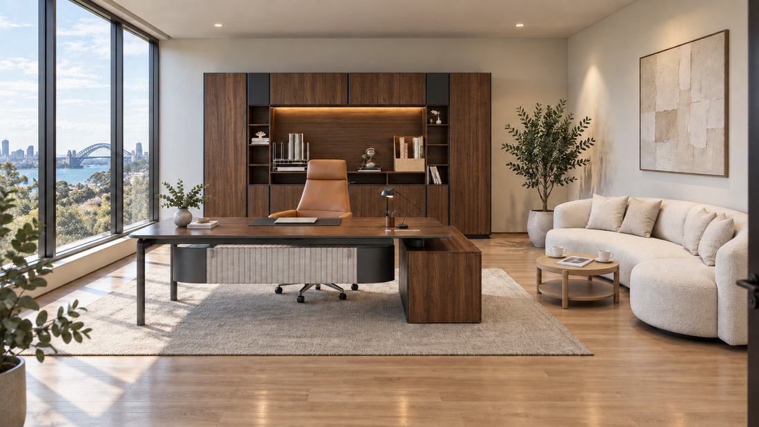Executive office after BizFurniz space planning